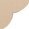 Ekena Millwork 5"W x 10"D x 10"H Classic Crestline Rough Cedar Woodgrain TimberThane Corbel, Primed Tan CORUR05X10X10CRERCPR - alternate 3